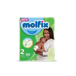 Molfix Diapers Jumbo Size 2 80's