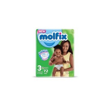 Molfix Diapers Jumbo Size 3 72's