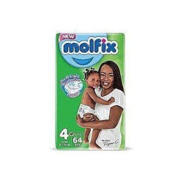 Molfix Diapers Jumbo Size 4 64's