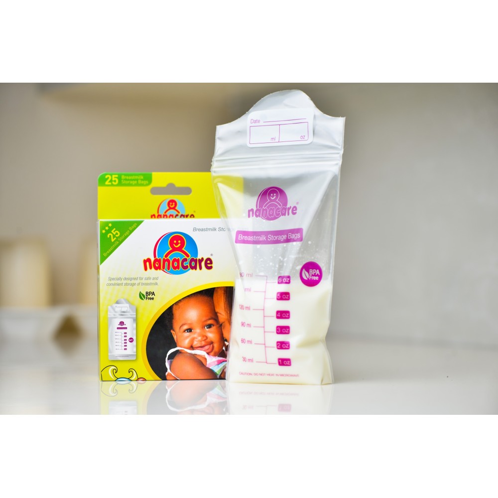 Nanacare Breast Milk Storage Bags 25's