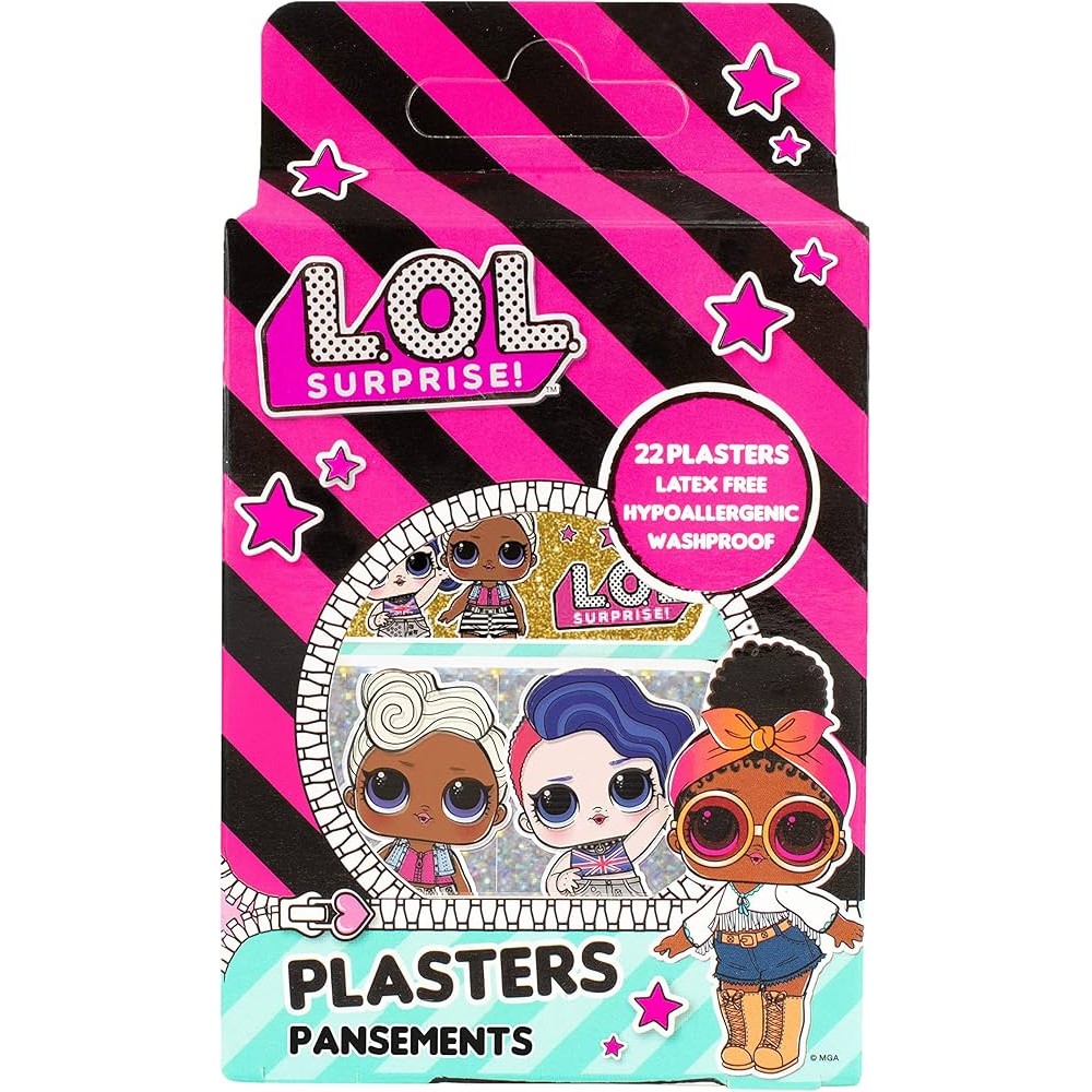 Lol Surprise Latex Waterproof Plasters 20's