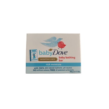 Baby Dove Rich Moisture Bathing Bar Soap 90g