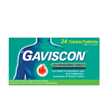 Gaviscon Peppermint Flavoured Tablets 24's