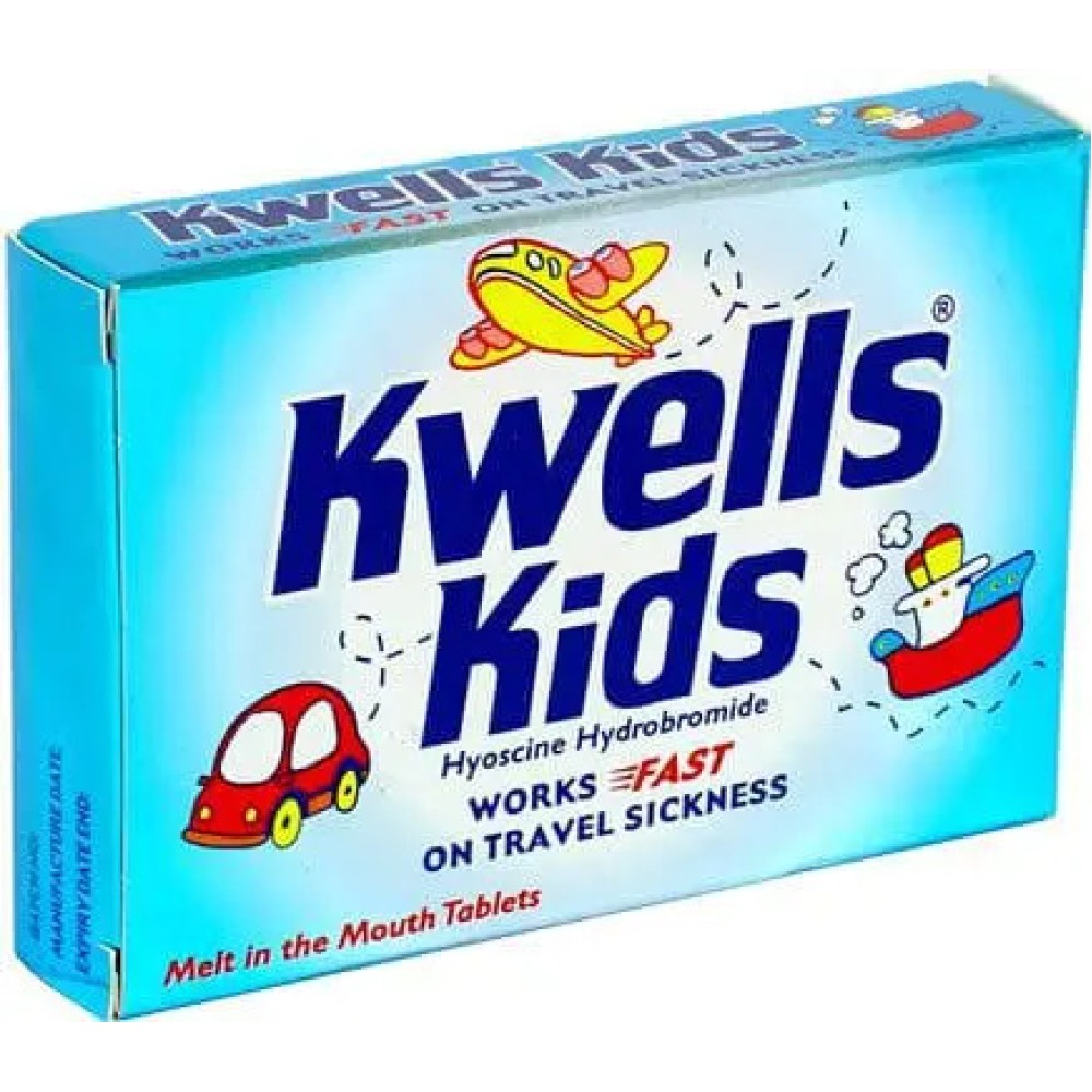 Kwells  Junior Kids Melt Tablets  150mcg 12's