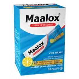 Maalox Lemon Stick Satchets 20's