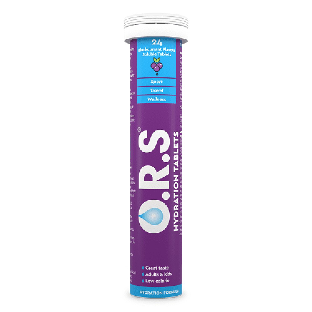 Oral Hydration Tablets 24's- Blackcurrant