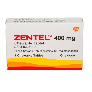 Zentel Tablets  400mg 1's