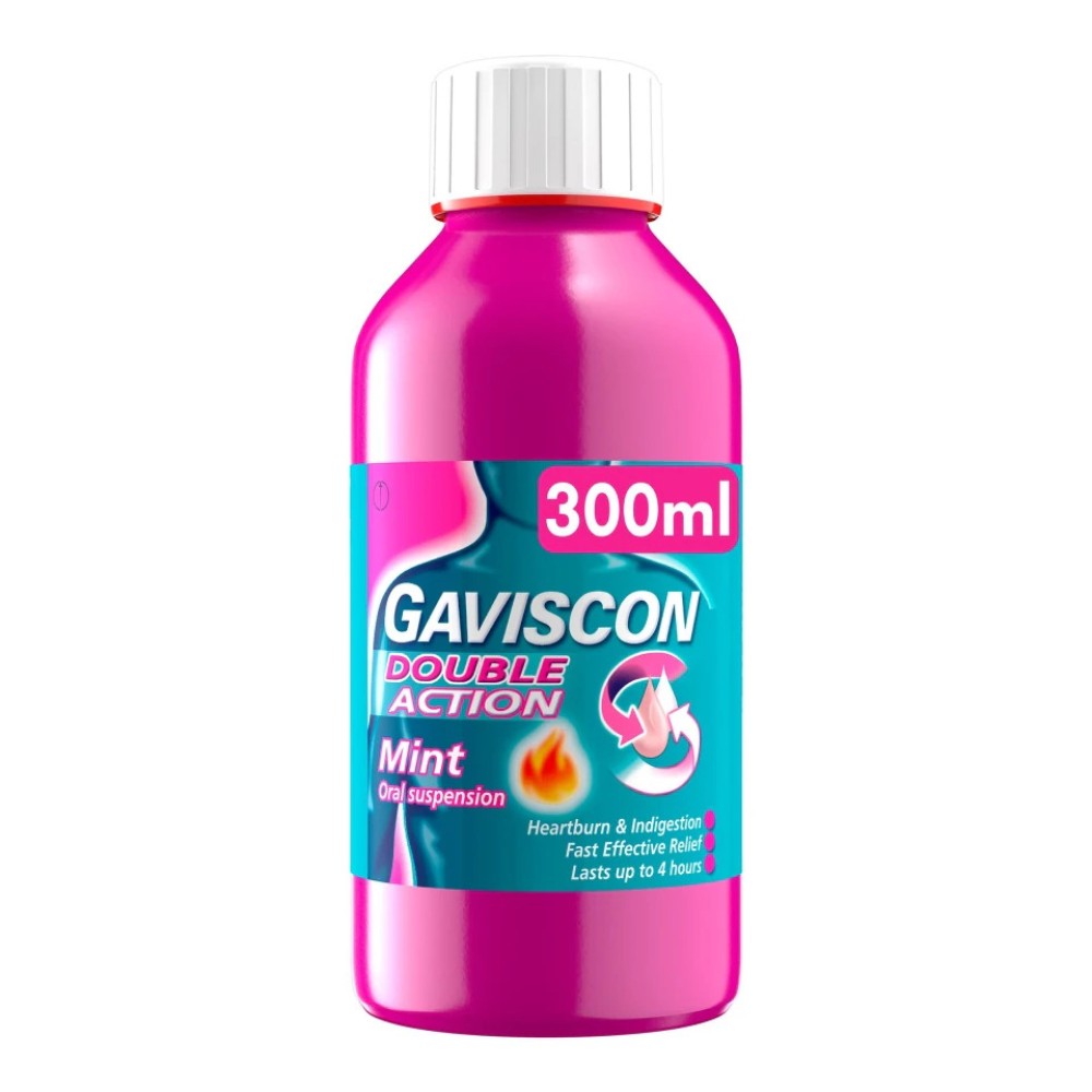 Gaviscon Double  Action Mint Oral Suspension 300ml