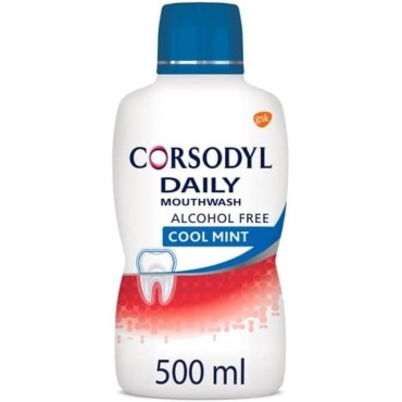 Corsodyl Daily Defence Mouthwash Cool Mint 500ml