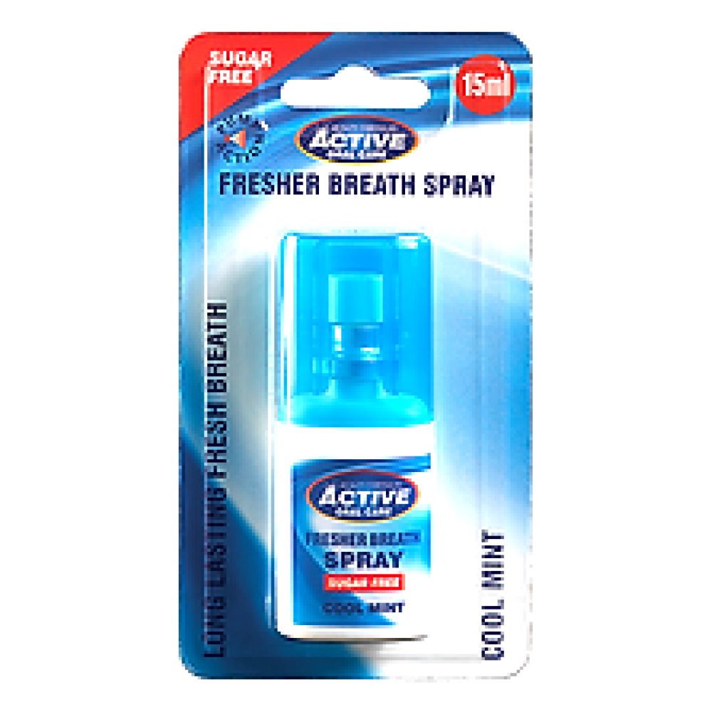 Active Oral Care-fresh Breath Spray Cool Mint Sugar Free 15ml