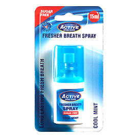 Active Oral Care-fresh Breath Spray Cool Mint Sugar Free 15ml