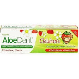 Optima Aloe Dent Children's Strawberry Flavour Toothpaste 50ml