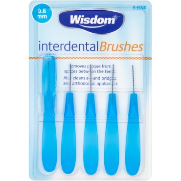 Wisdom Interdental Brushes 0.6mm