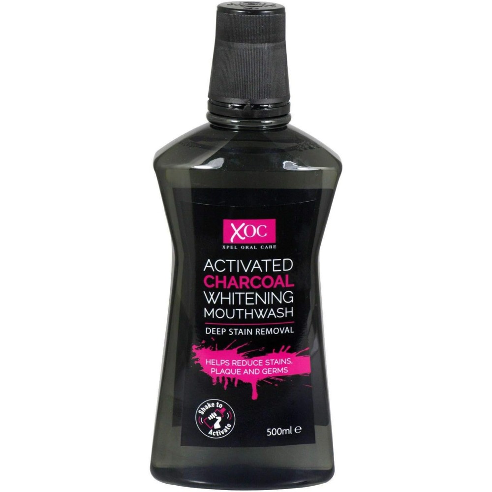 Xpel Oral Care Activated Charcoal Whitening Mouthwash 500ml