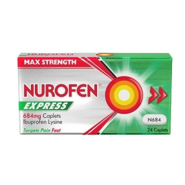 Nurofen Express 684  Mg Caplets 24's