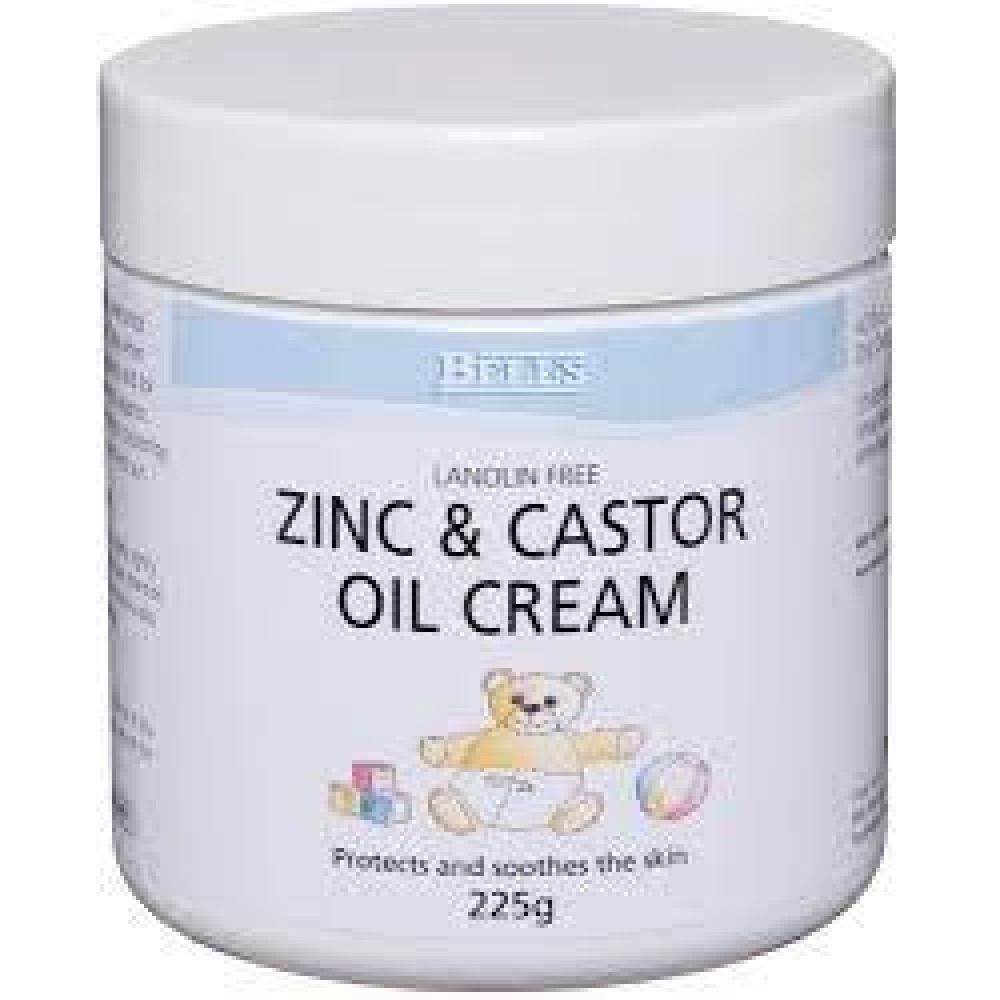 Bells Zinc & Castor Cream 225g