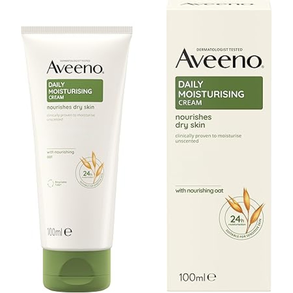 Aveeno Moisturising Cream Dry & Sensitive Skin 100ml