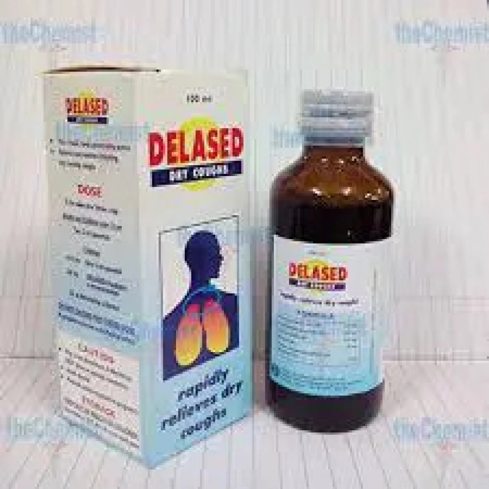 Delased Dry Coughs Syrup 100ml