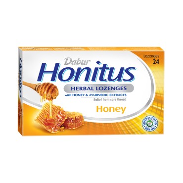 Dabur Honitus Herbal Lozenges Honey 24s