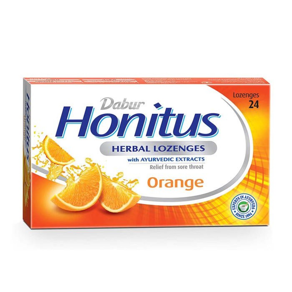 Dabur Honitus Herbal Lozenges Orange 24s