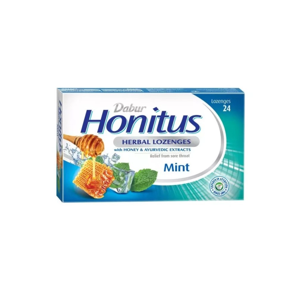 Dabur Honitus Herbal Lozenges Mint 24s