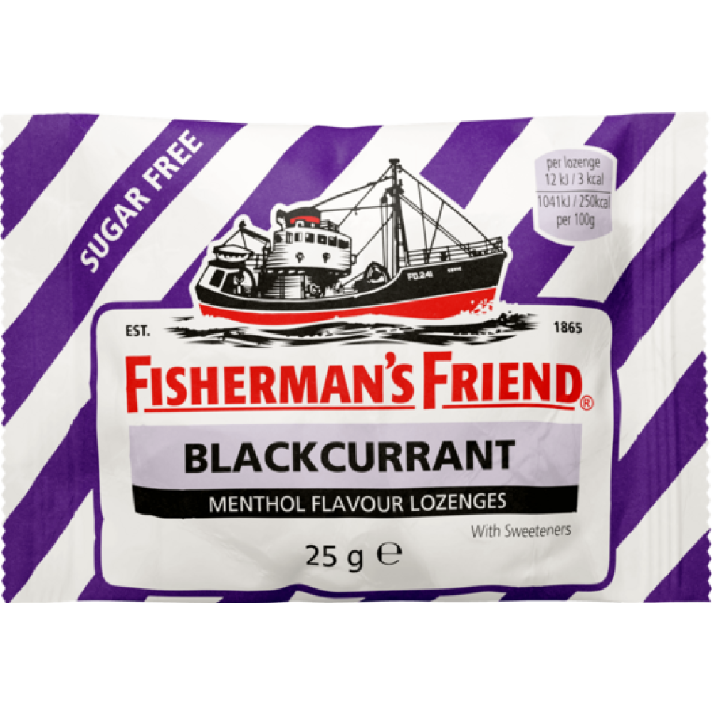 Fisherman's Friend 25g Lozenges Blackcurrant