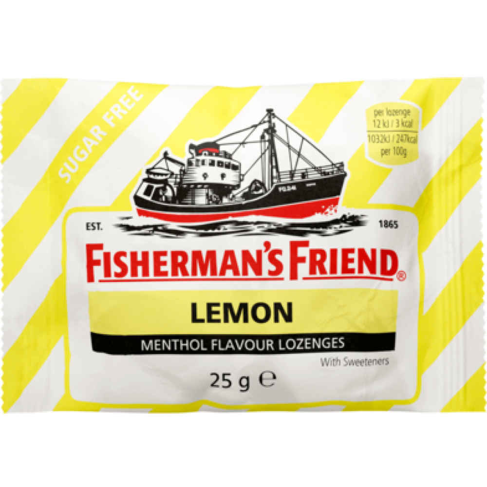 Fisherman's Friend 25gLozenges Lemon Sugar Free