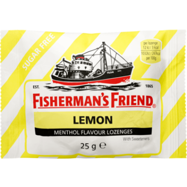 Fisherman's Friend 25gLozenges Lemon Sugar Free