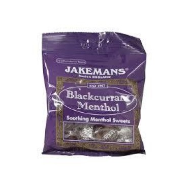 Jakemans Soothing Menthol Lozenges Blackcurrant 73g