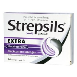 Strepsils Triple Action Blackcurrant 24 Lozenges