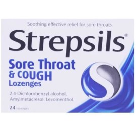 Strepsils Sore Throat & Cough Lozenges 24's