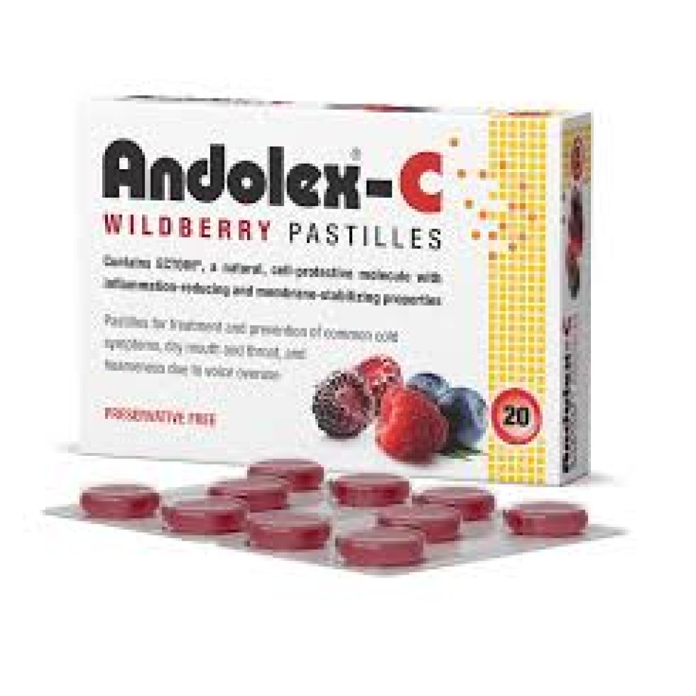 Andolex- C Wildberry Pastilles 20's