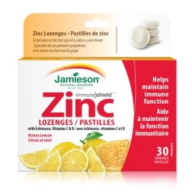 Jamieson Zinc Lozenges Honey Lemon 30's