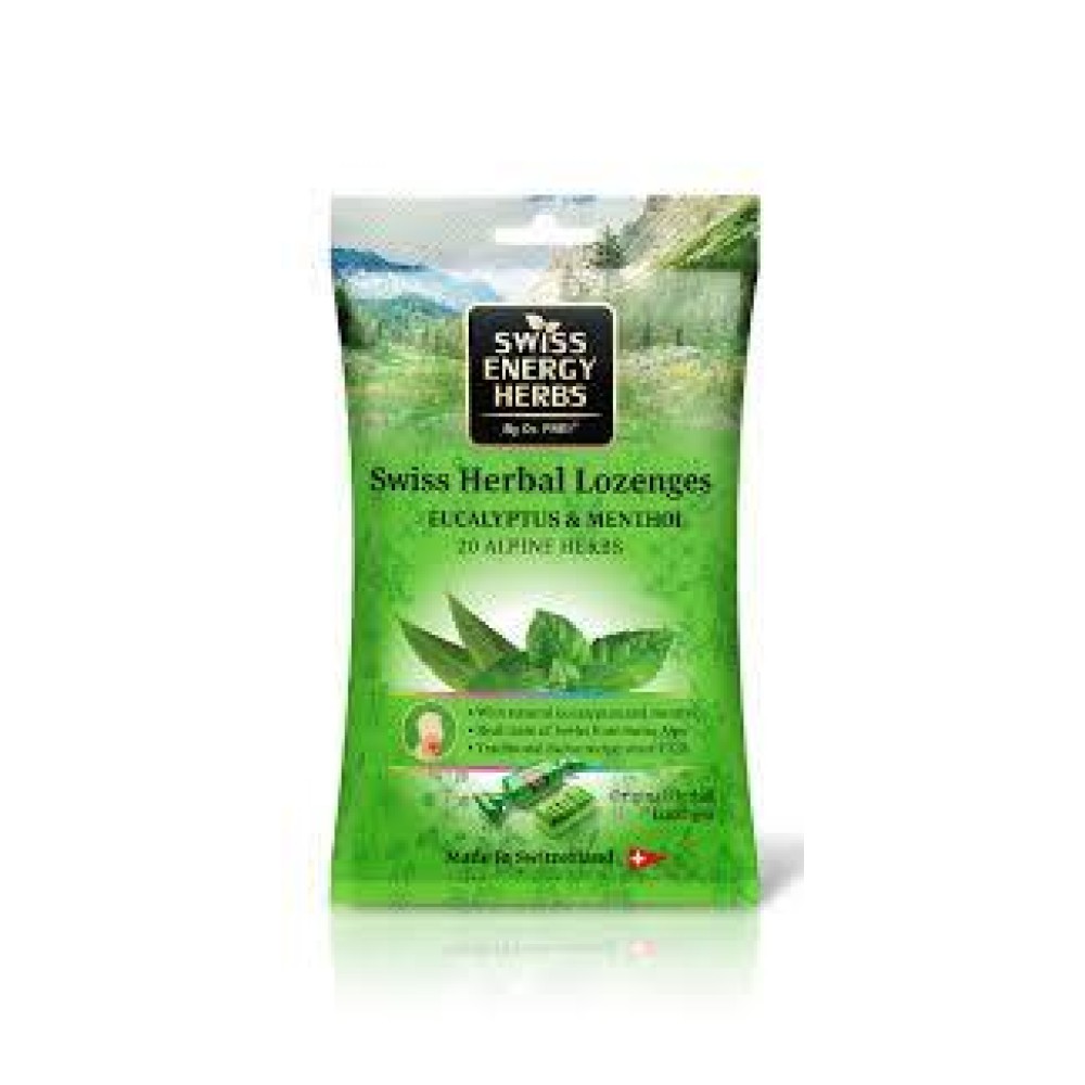 Swiss Energy Herbal Lozenges Eucalyptus & Menthol 20's