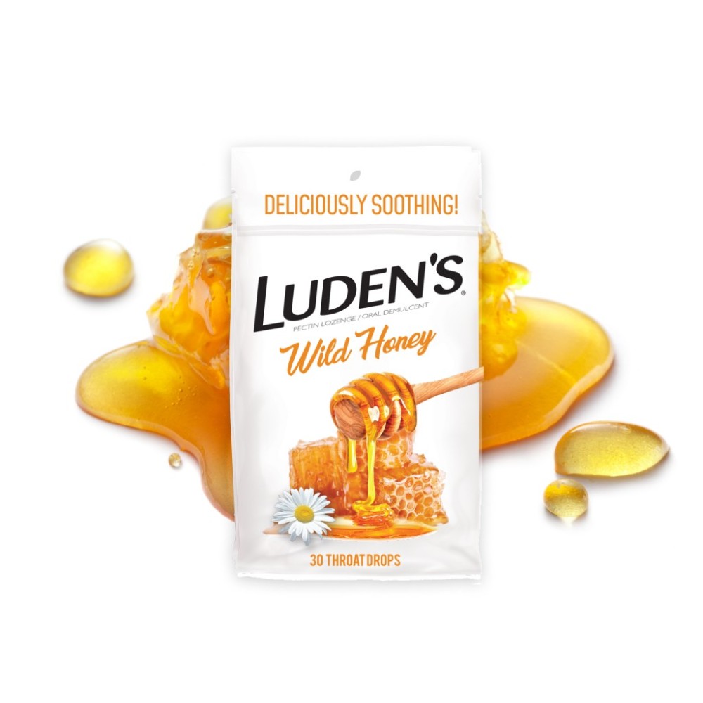 Luden's Wild Honey 30 Throat Drops