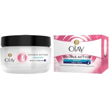 Olay Double Action Night Cream Sensitive Skin 50 Ml