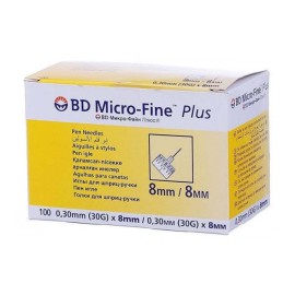 Bd Microfine Needles 8mm 100's