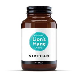 Viridian Lion's Mane Extract 400mg Vcaps 30's