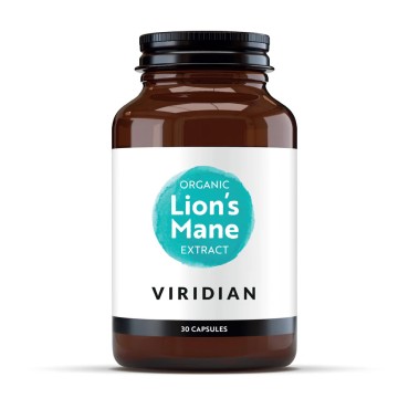 Viridian Lion's Mane Extract 400mg Vcaps 30's