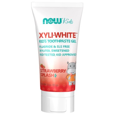 NOW XyliWhite Kids Toothpate Gel Strawberry 85g