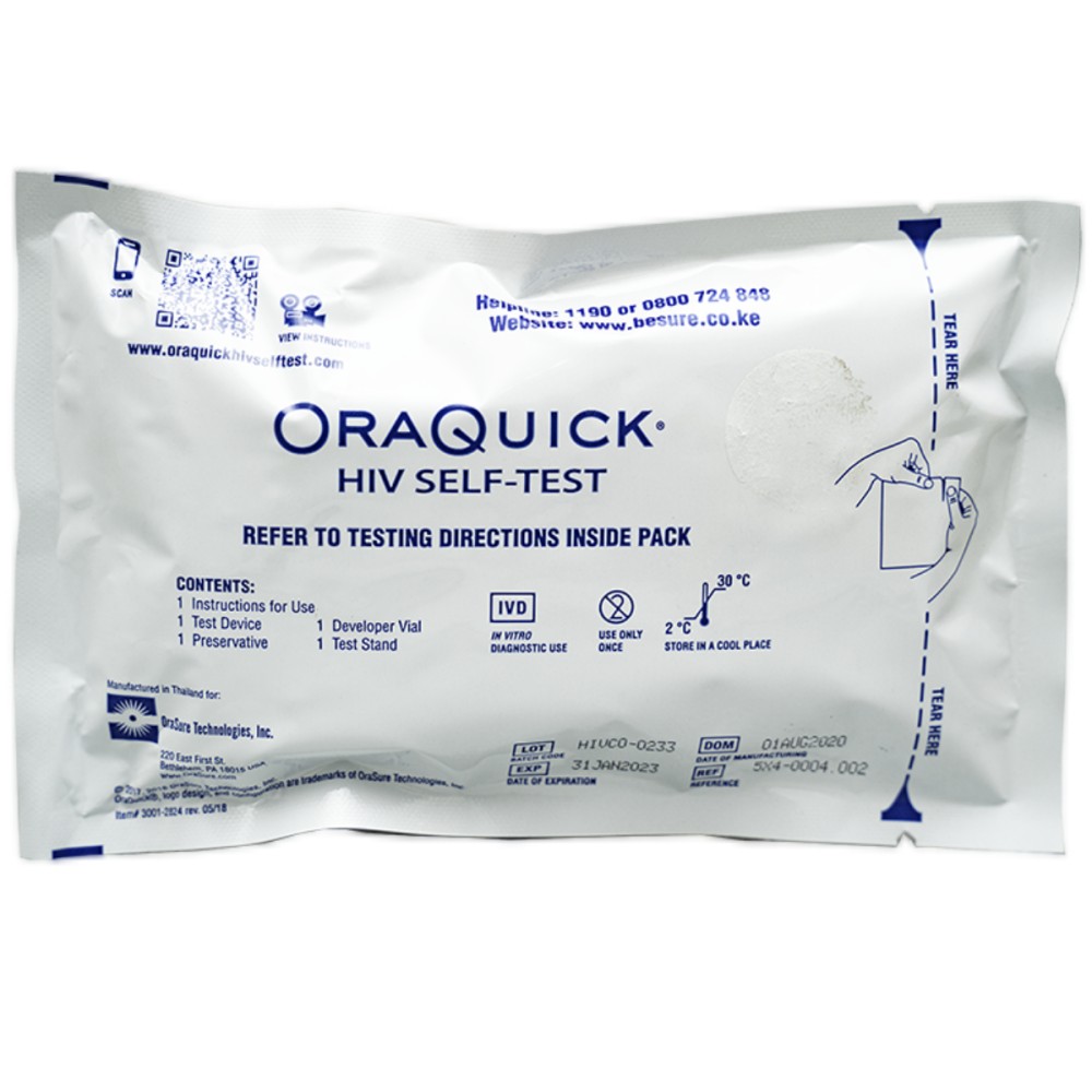 Oraquick Hiv Self Test Kit