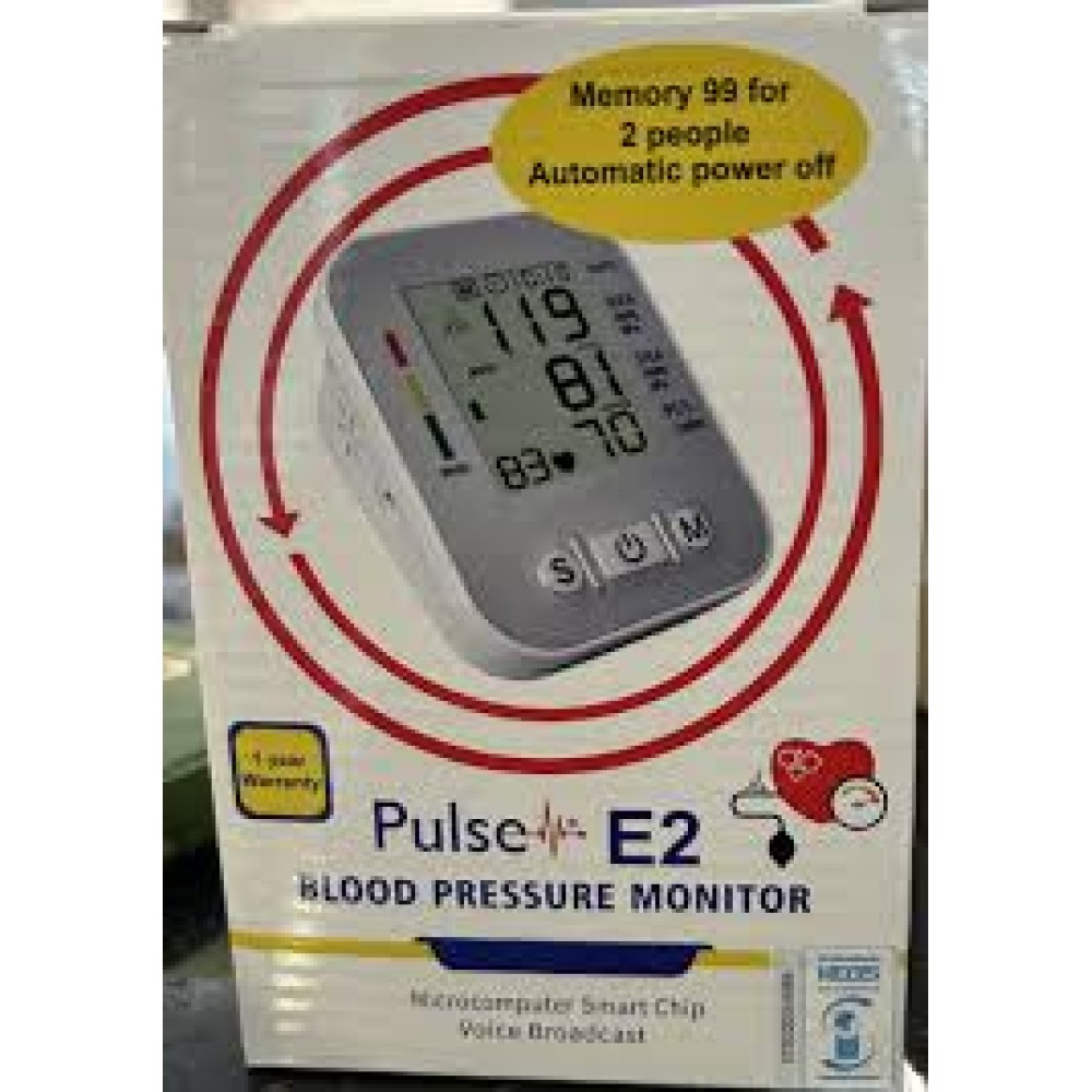 Pulse E2+ Blood Pressure Monitor