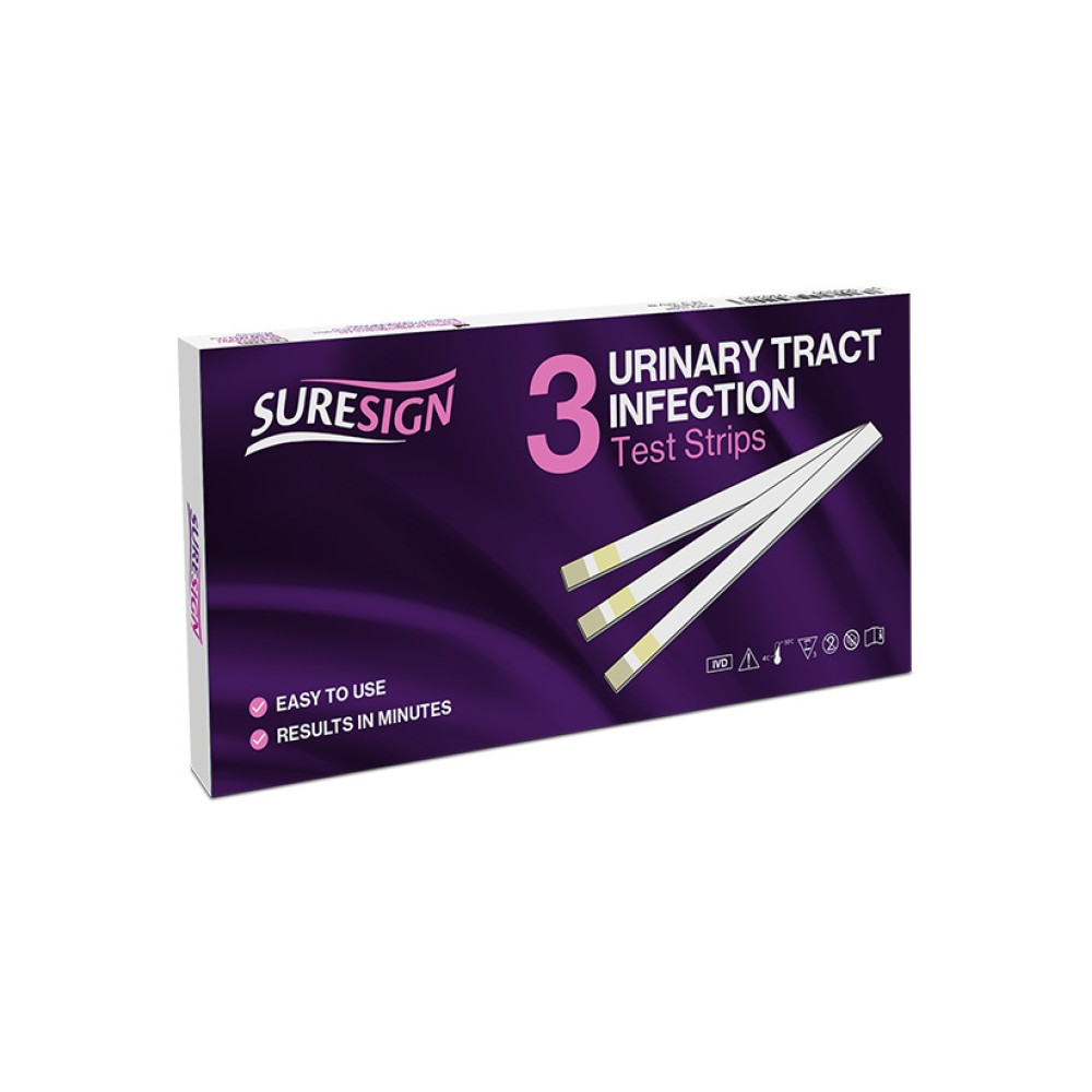 Suresign Urinary Tract Infection Test Strips 3's
