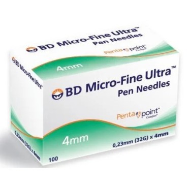 BD Microfine Needles 4mm 32g 100's