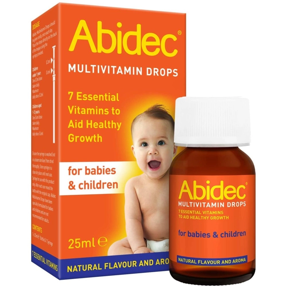 Abidec Multivitamin Drops 25ml (0 - 12 Months) 