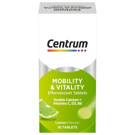Centrum Mobility Effervescent Tabs 10s Lemon Flavour