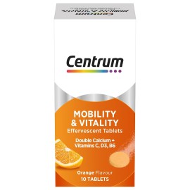 Centrum Mobility Effervescent Tabs 10s Orange Flavour