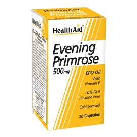 Health Aid Evening Primrose Oil 500 + Vit E 30's