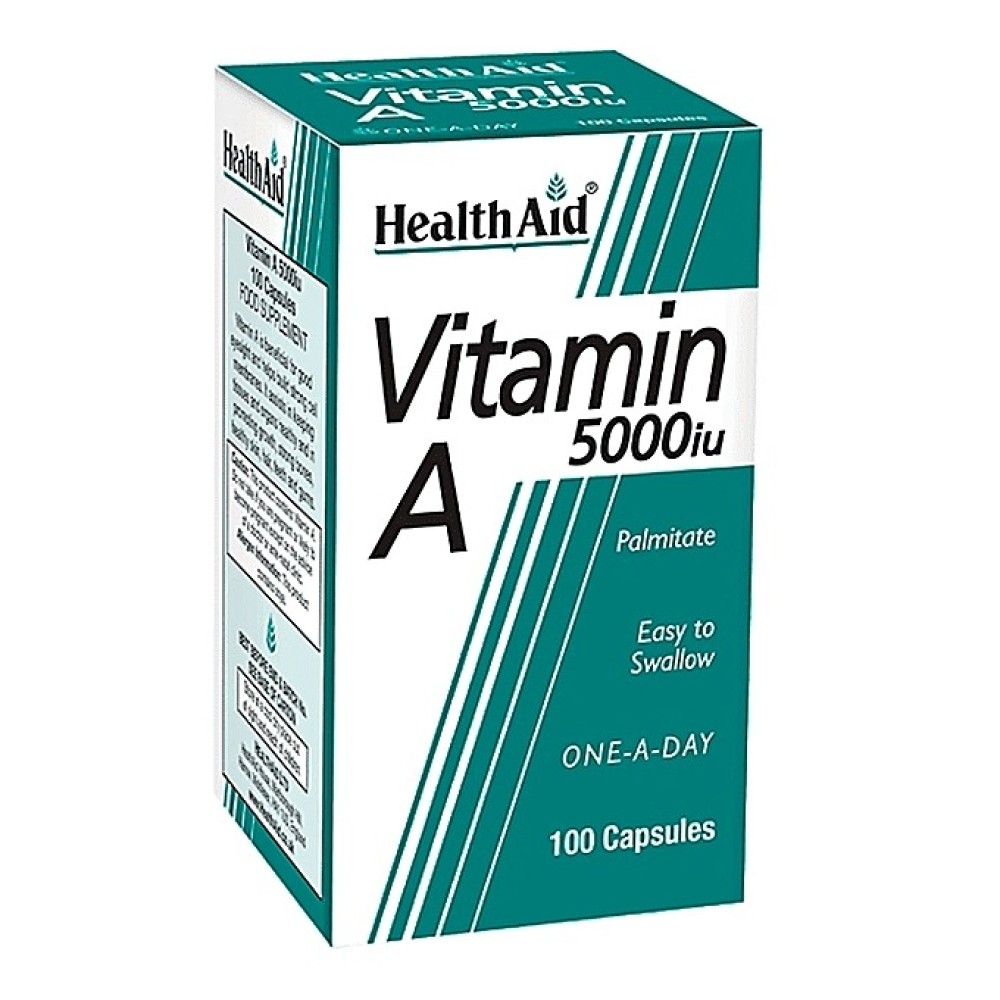 Health Aid Vitamin A 5000iu Capsules 100's