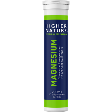 Higher Nature Magnesium 200mg Eff Tablets 20's